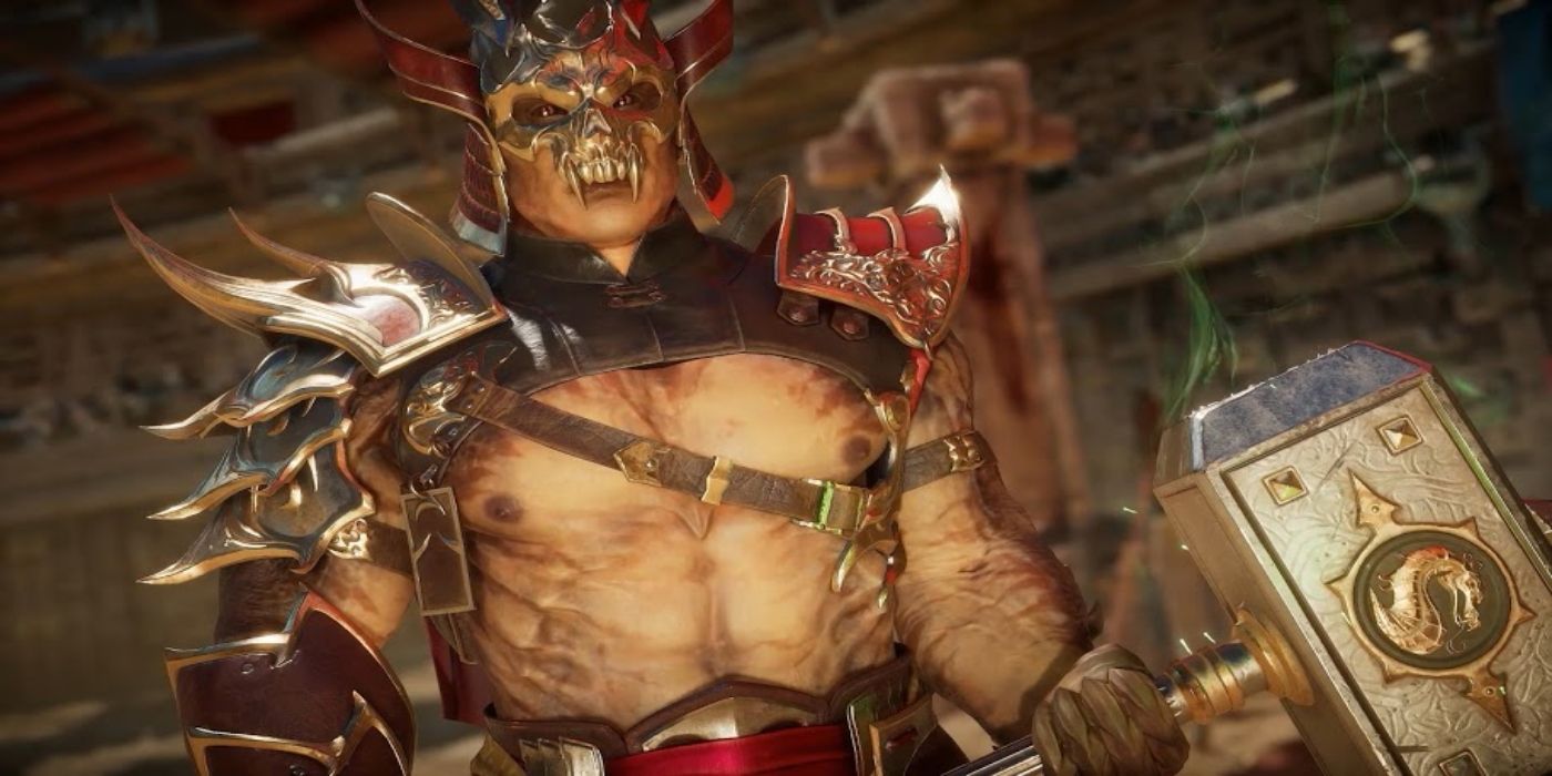 MORTAL KOMBAT 11 Unmasked Shao Kahn All Intros Dialogue MK11 