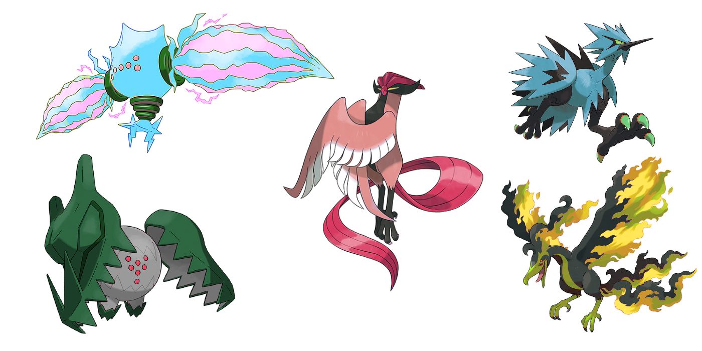Fan made shiny forms of new Galarian Legendaries
