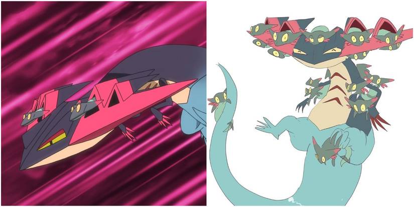 dragon pokemon that launches small missiles at the foe