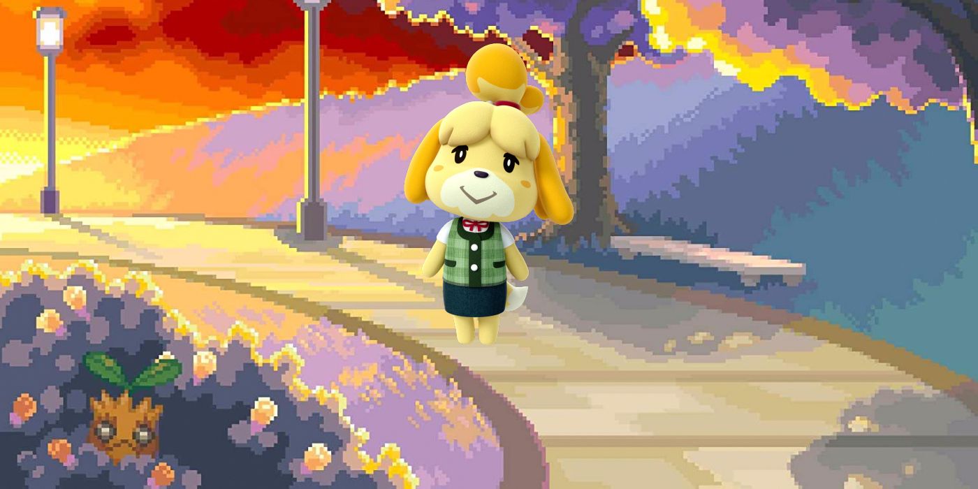 Animal Crossing New Horizons Player Recreates Pokemon Gold and Silvers National Park