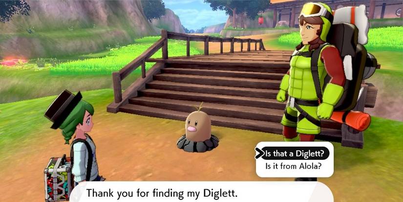 pokemon isle of armor diglett guy