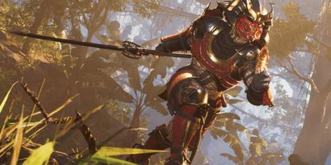 predator: hunting grounds red and gold armor