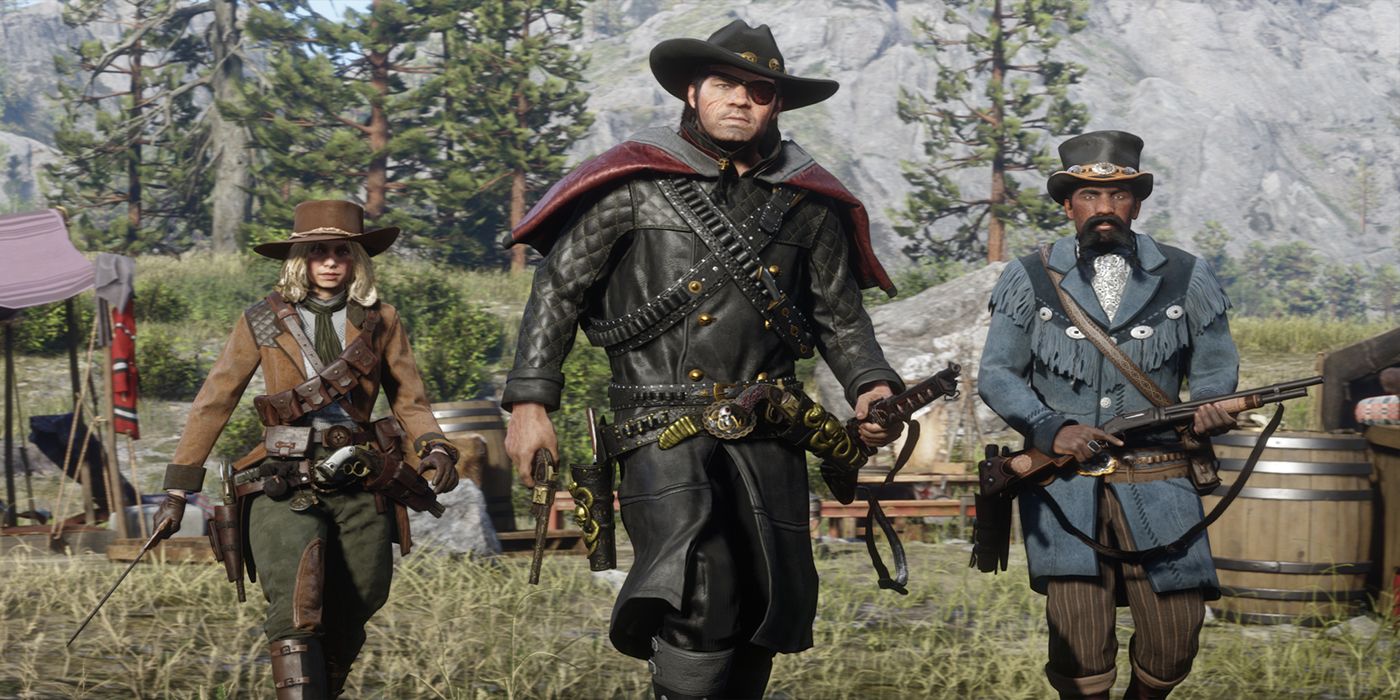 Three cowboys