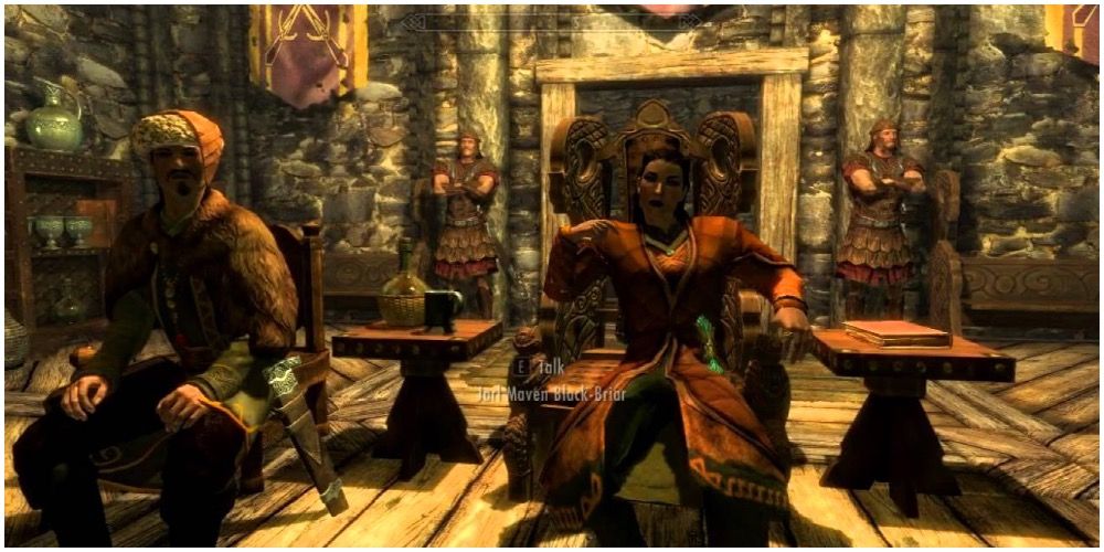 Maven Black-Briar as the replacement jarl of Riften