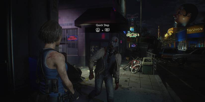 resident evil 3 remake quick step dodge