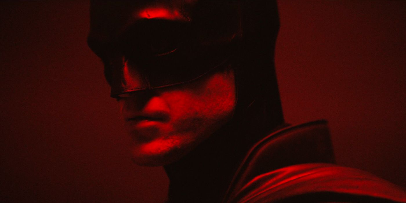 robert pattinson the batman red tint