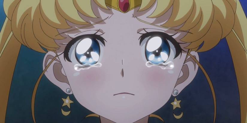 sailor moon crystal usagi crying
