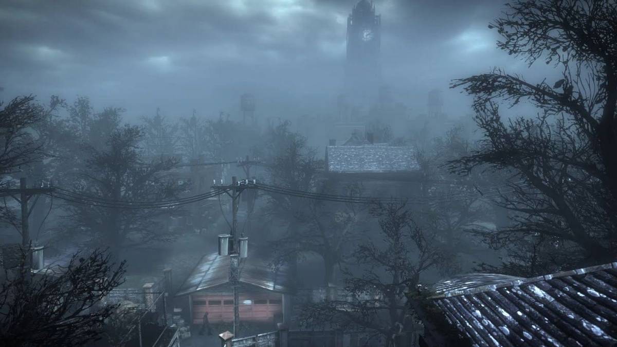 silent hill foggy clock tower