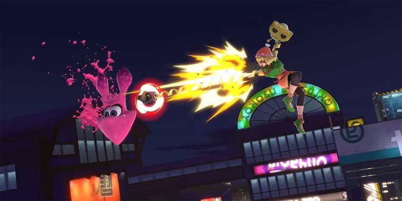 smash ultimate min min aerial