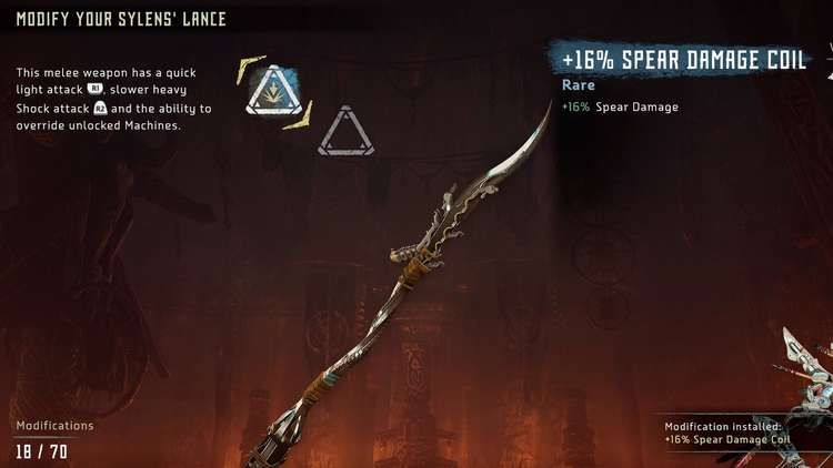 zero dawn spear modifications