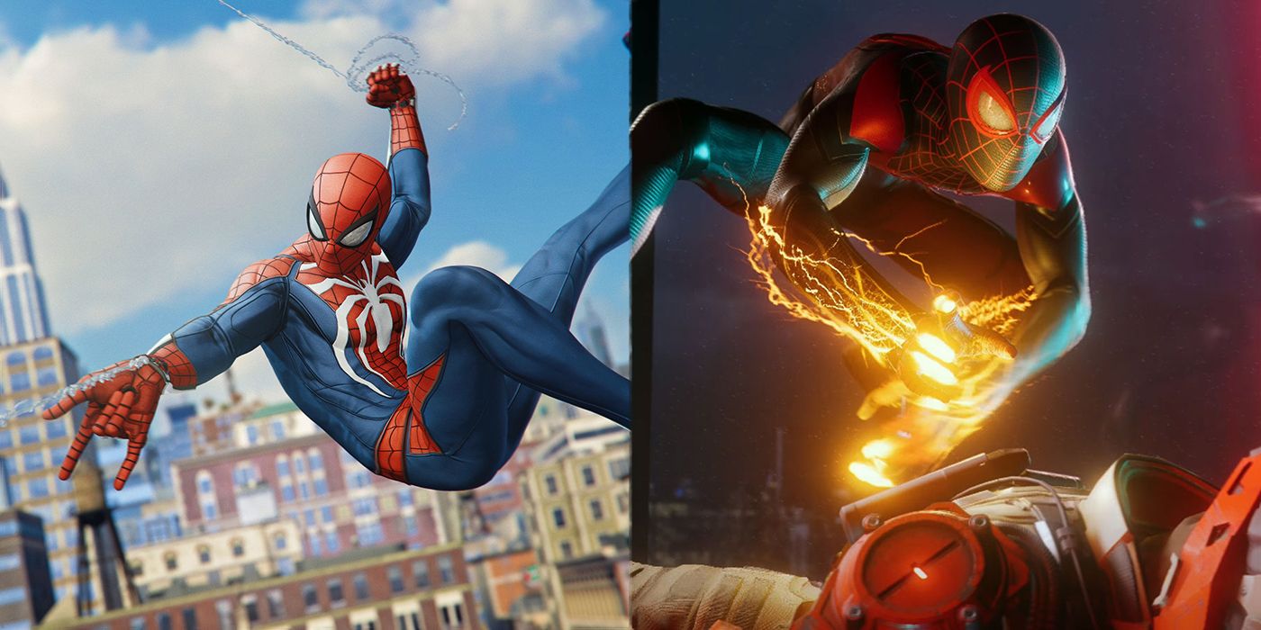 spider man ps5 miles morales peter parker comparison header