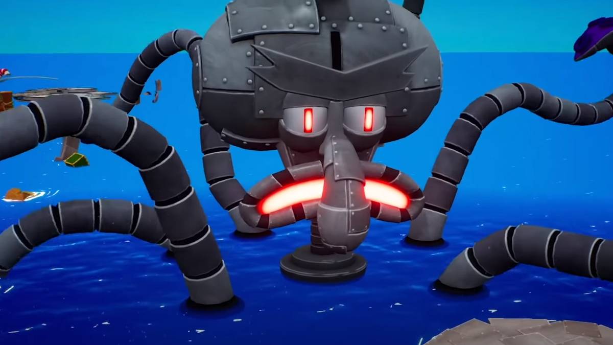 mecha squidward boss