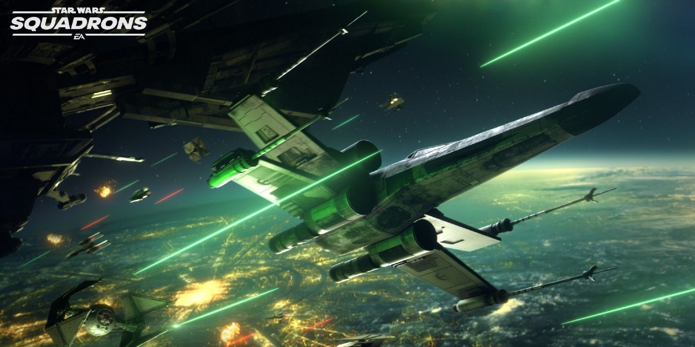 star wars squadron space battle