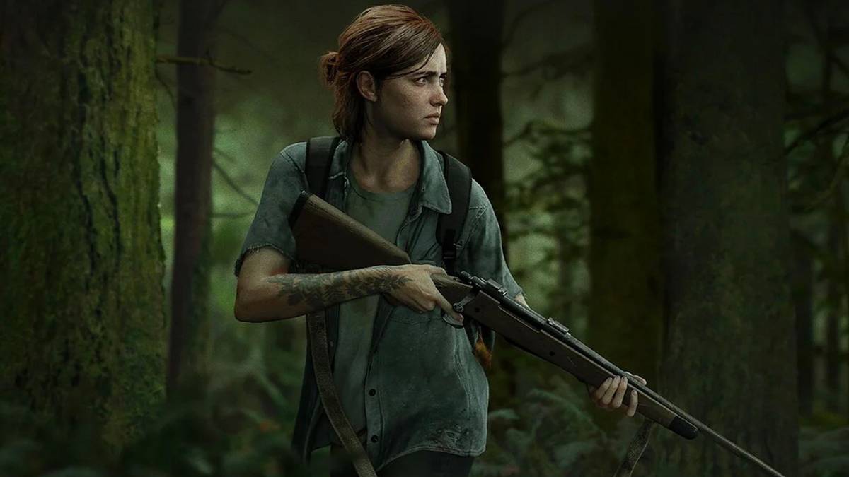 the last of us 2 ellie rifle woods naughty dog ps4