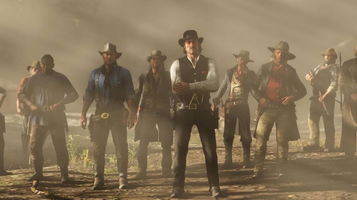 Red Dead Redemption 2 Van Der Linde Gang In A Showdown