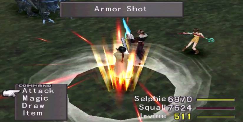 Irvine's Limit Break in Final Fantasy VIII