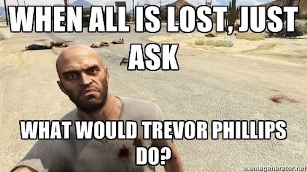 All is lost trevor meme