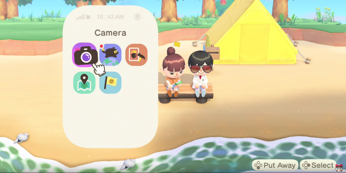 Animal Crossing: NH camera app