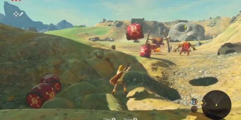 BOTW-Exploding-Barrels
