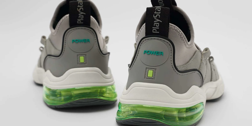 playstation tagged shoe