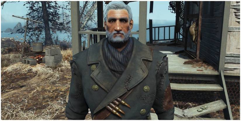 Fallout 4 Longfellow outside of his shack