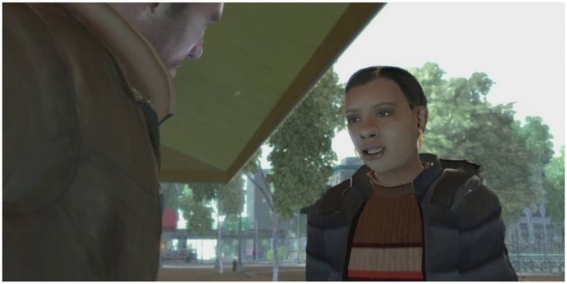 Cherise Glover talking to Niko Bellic