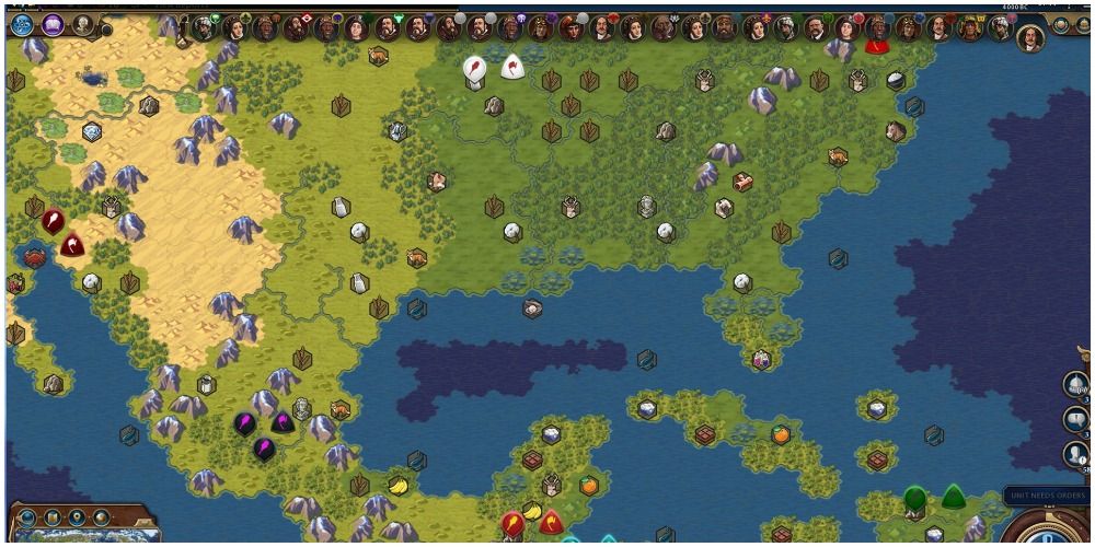 Civilization 6 Zooming Out On A Map To See All Resources