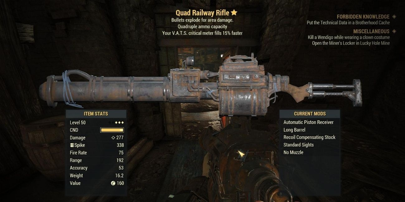 Fallout 76: The 13 Best Legendary Effects For Weapons