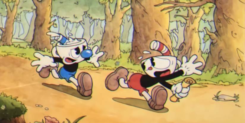 Cuphead and Mugman Cutscene