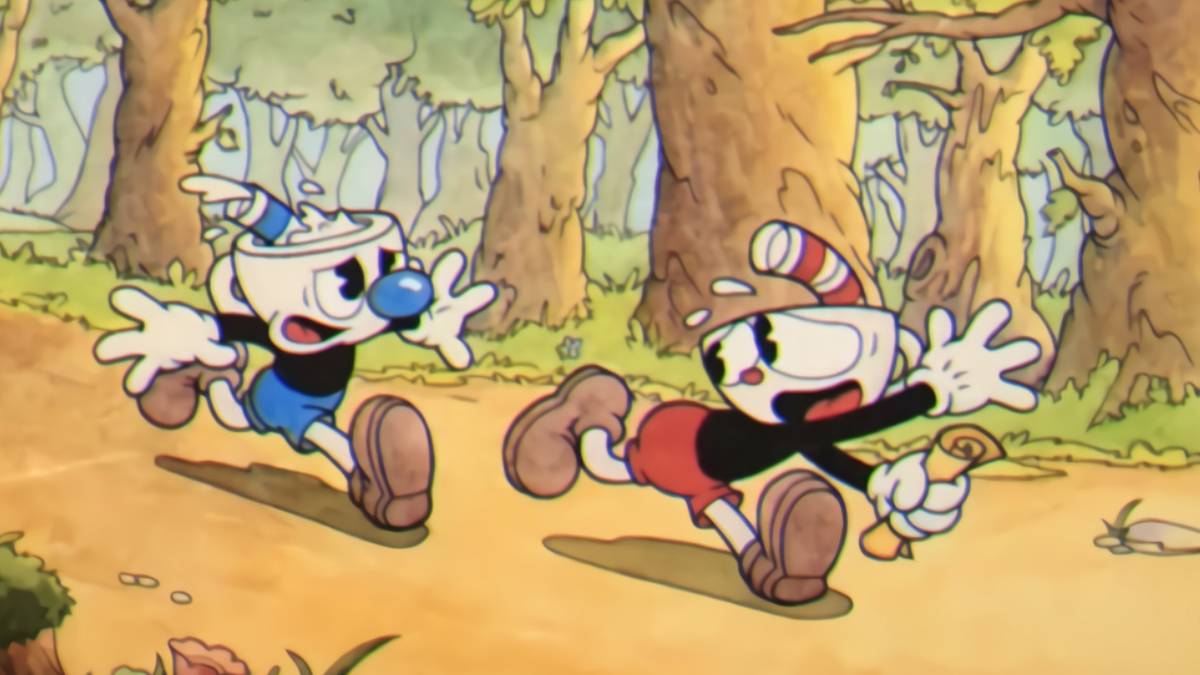 Cuphead and Mugman Cutscene