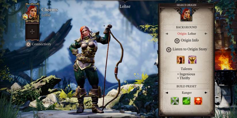 Divinity Original Sin 2 Lohse as a Custom Huntsman