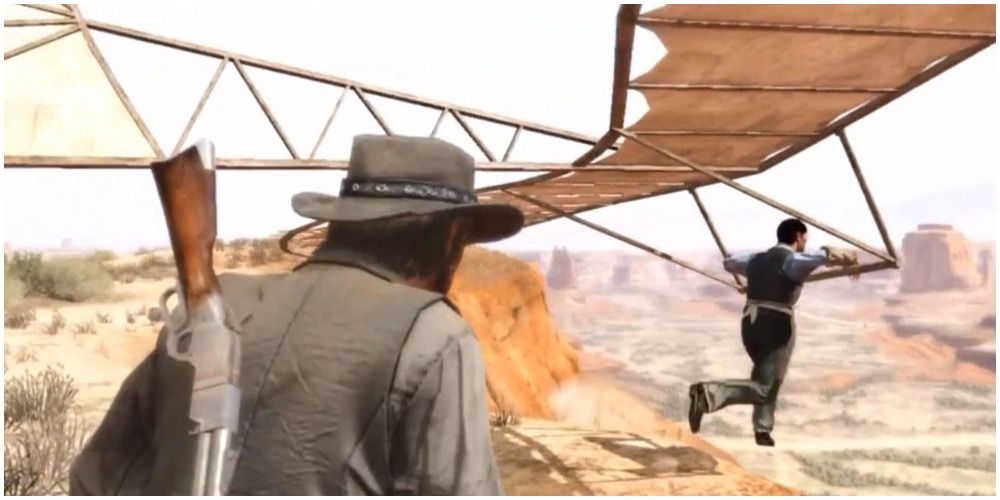 Red Dead Redemption Charles Kinnear about to take flight