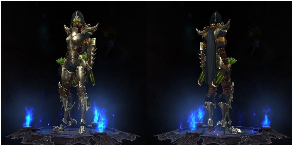 Diablo 3 Gears Of The Dreadlands Shown Front The Front And Back