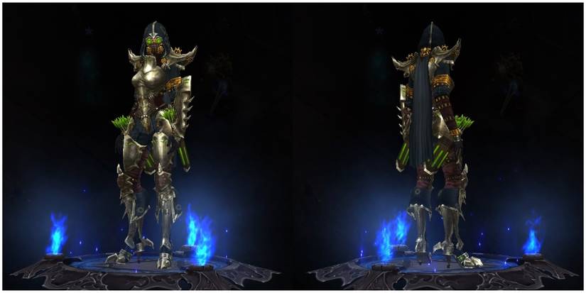Diablo 3 Gears Of The Dreadlands Shown Front The Front And Back