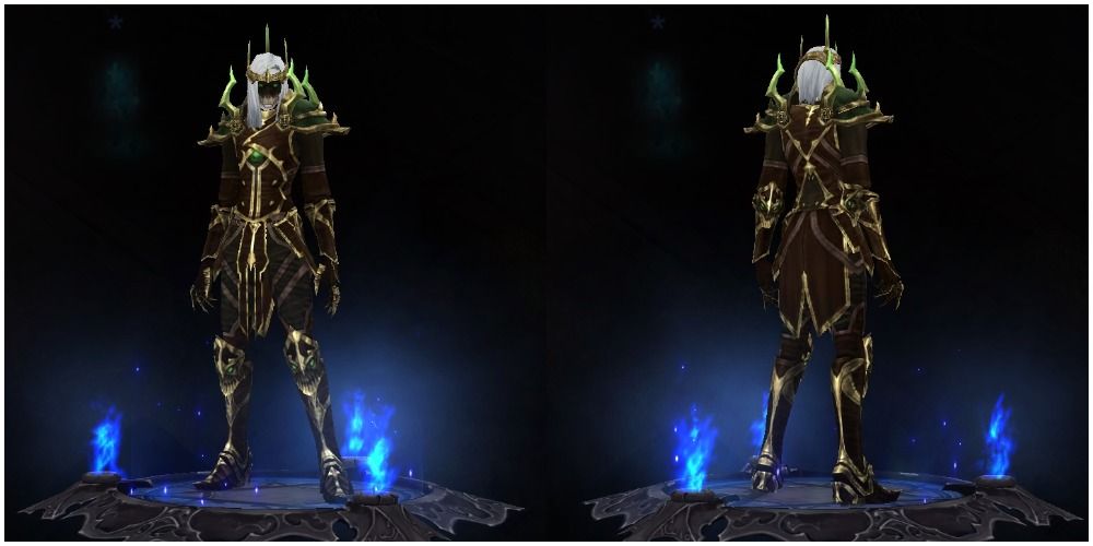 Diablo 3 Masquerade Of The Burning Carnival Set Front And Back