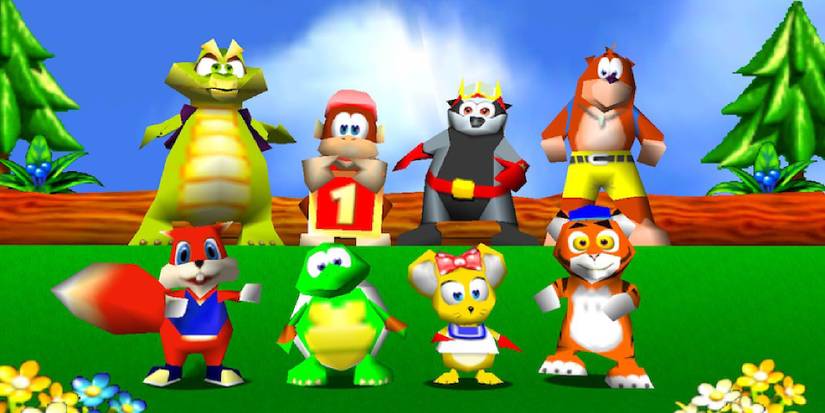 Diddy Kong Racer Character Select Screen
