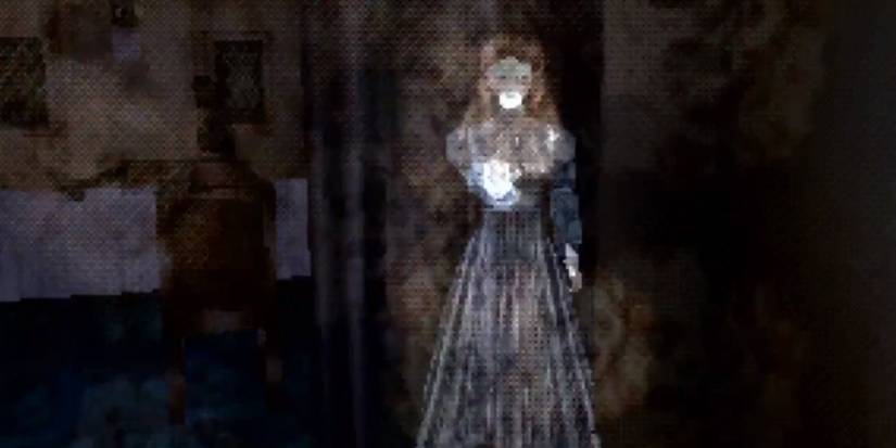 A ghost facing the camera