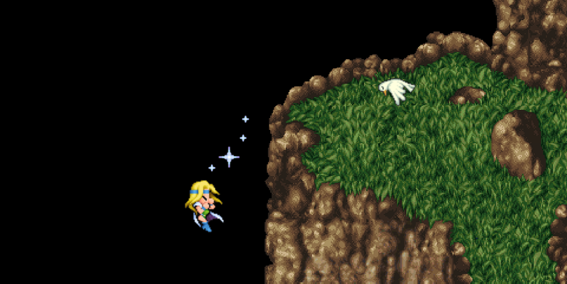 Celes' suicide in Final Fantasy VI