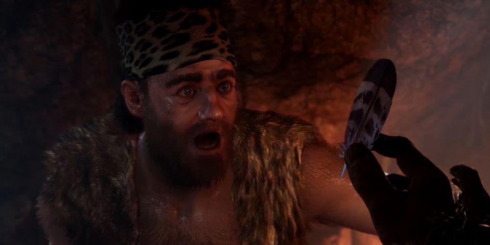 Far-Cry-Primal-Urki-Looking-At-Feather