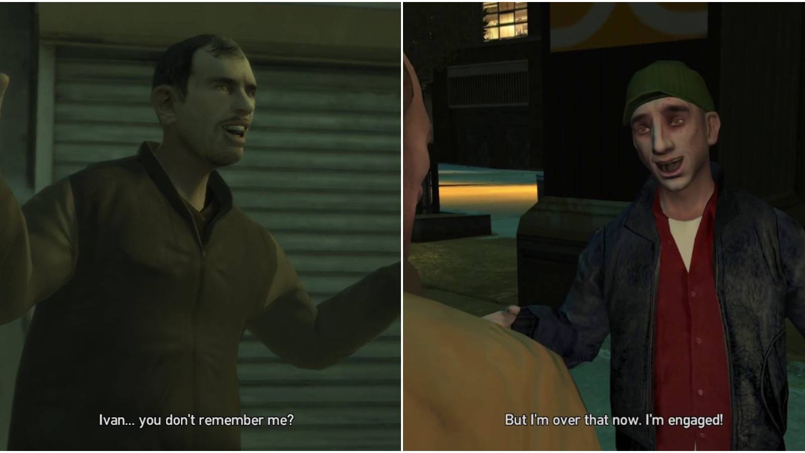 Two of the random encounters in the game