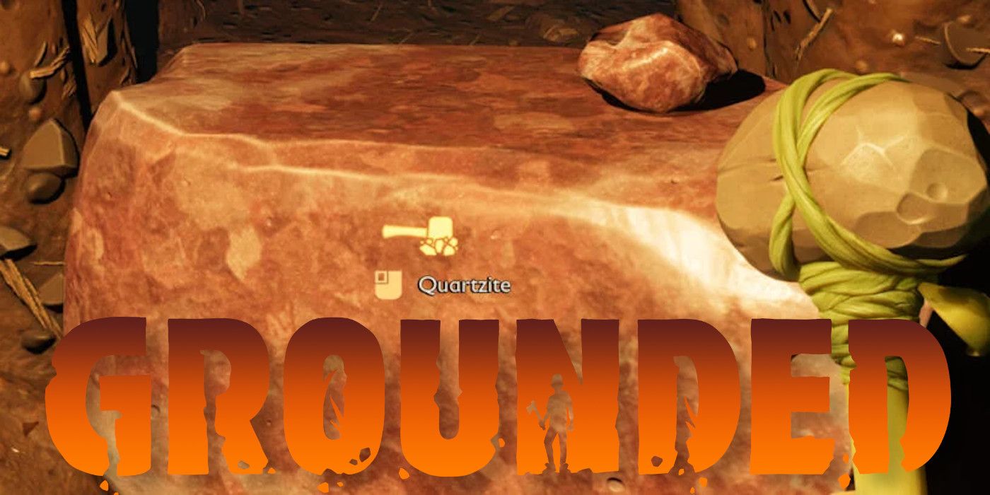 Заземленные игроки могут найти кварцит под землей