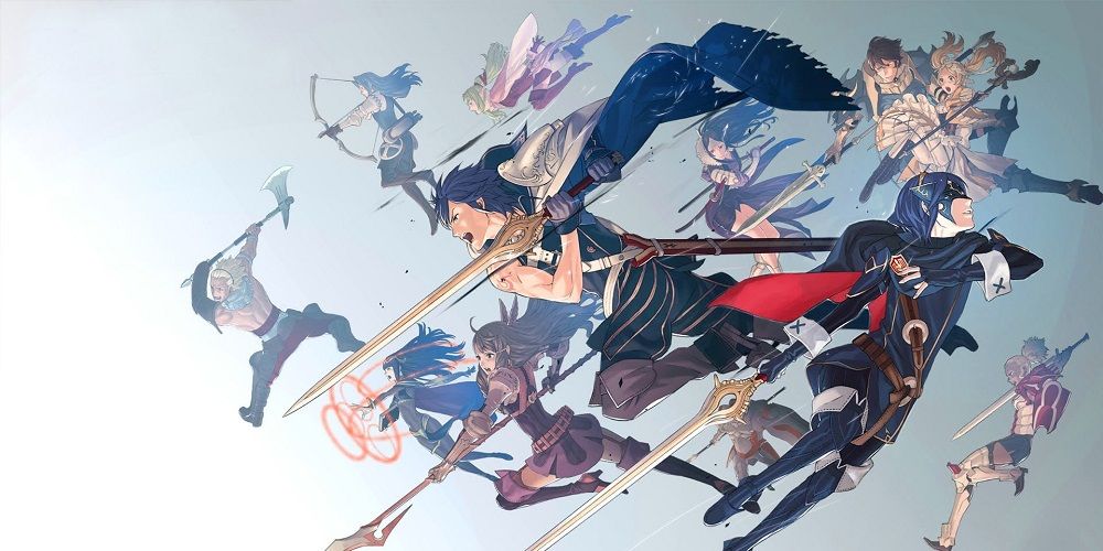 Fire Emblem Awakening Marth and the cast 