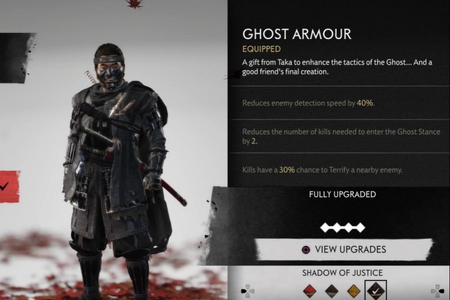 Ghost Armor Ghost of Tsushima