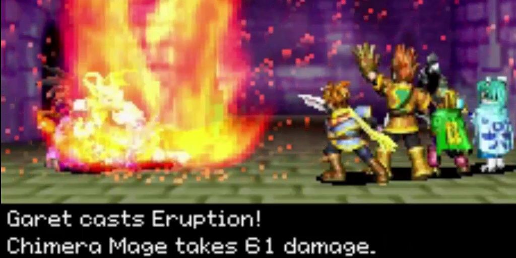 Golden Sun Garet Eruption