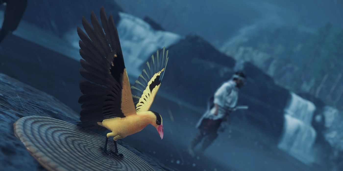 Ghost of Tsushima has golden birds that players can follow
