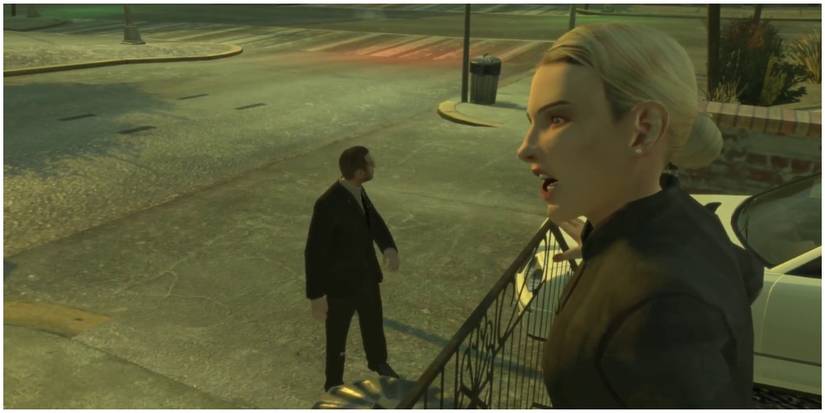 Gracie Ancelotti screaming at Niko Bellic