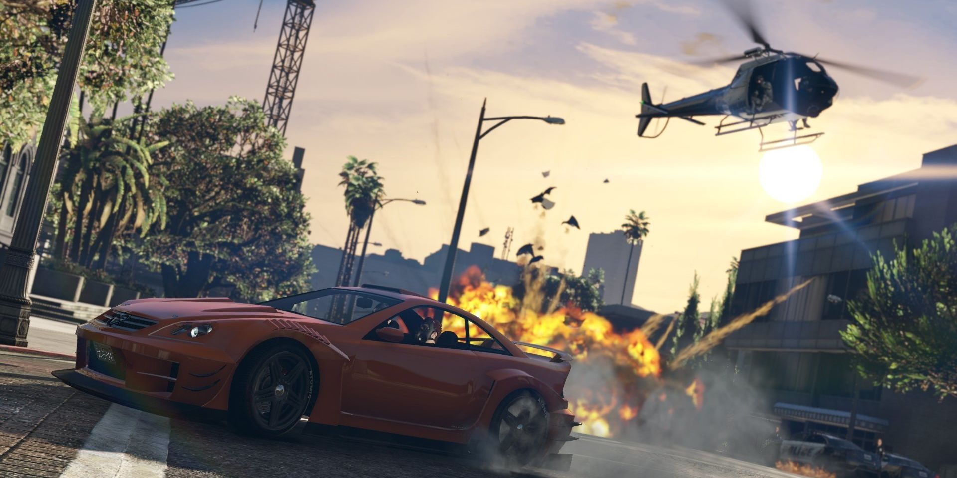 Grand Theft Auto V Helicopter Attack