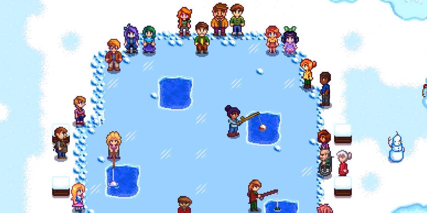 stardew valley event in the winter