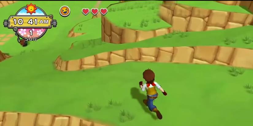 running in harvest moon