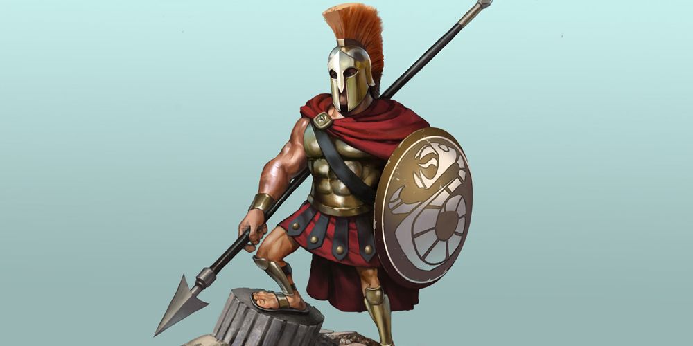 Civilization 6 Drawing Of A Spartan Unit